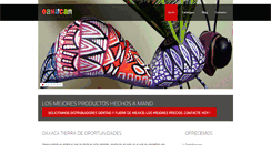 Desktop Screenshot of oaxacan.com.mx